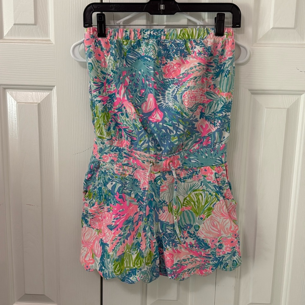 Lily Scalloped Romper